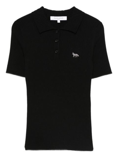 Maison Kitsuné knitted polo shirt