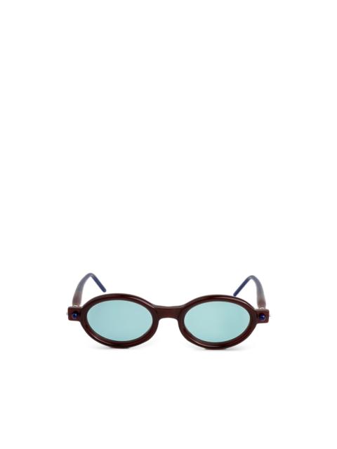 Kuboraum P6 oval-frame sunglasses
