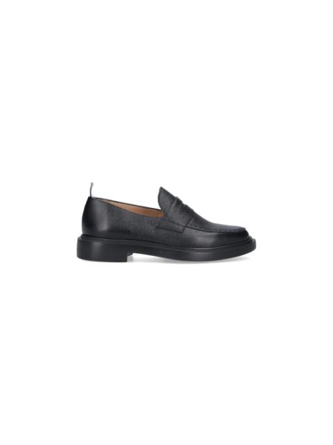 Thom Browne BLACK FLAT SHOES FOR WOMEN