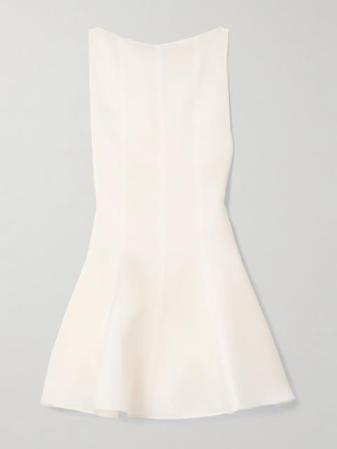 KHAITE Mags Silk-gazar Mini Dress