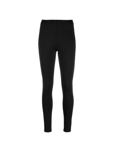 high-waisted stretch-jersey leggings