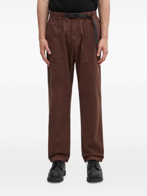 GRAMICCI Loose Tapered Ridge elasticated belted trousers