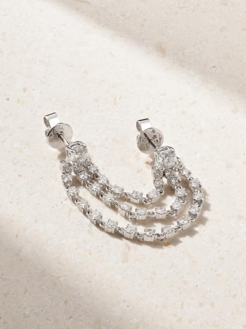 ANITA KO Bianca 18-karat White Gold Diamond Single Earring