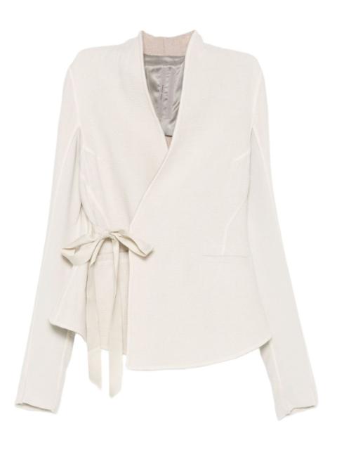 Rick Owens wrap-tie cardigan