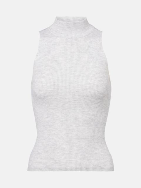Brunello Cucinelli Ribbed-knit turtleneck top