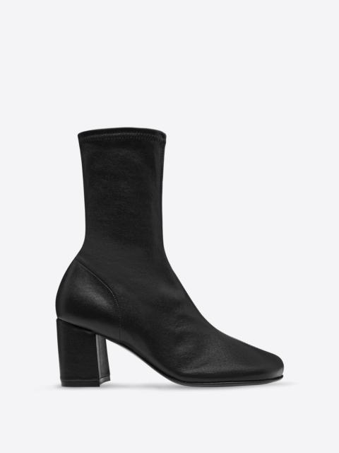 HEELED LEATHER BOOTS