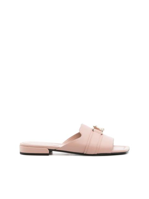 JIMMY CHOO Nako leather slides