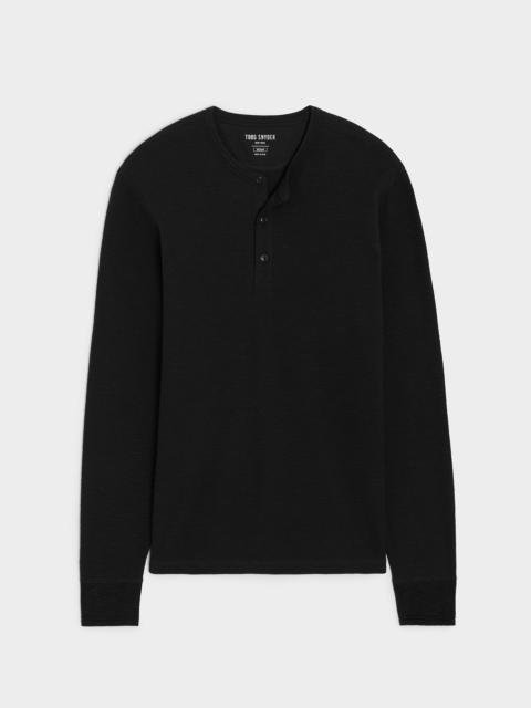 TODD SNYDER Lightweight Mini Waffle Henley