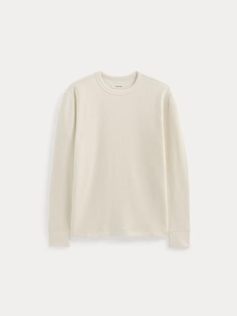 EVERLANE THERMAL CREW IN COZY WAFFLE
