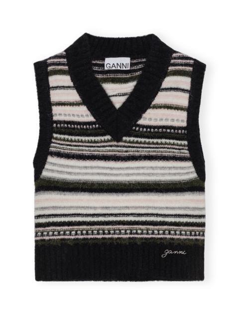 STRIPED KNIT VEST