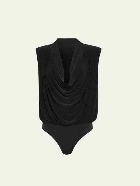 RAMY BROOK Eden Sleeveless Cowl-Neck Bodysuit