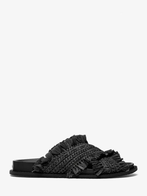MICHAEL KORS Peyton Fringe Crocheted Sandal