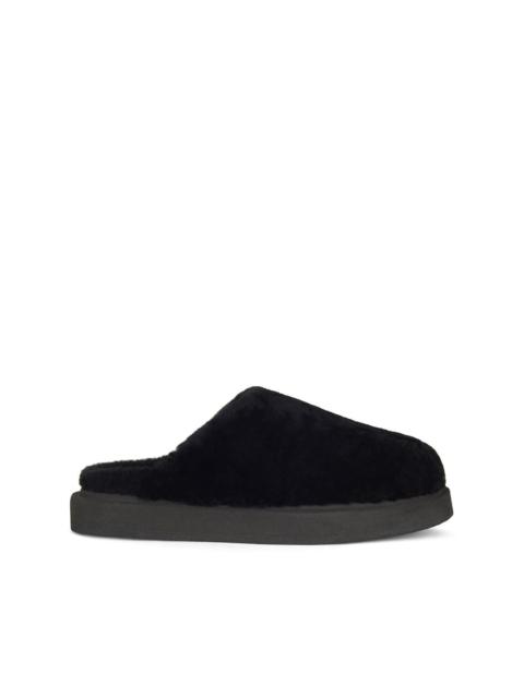 Wynter rubber-sole slippers