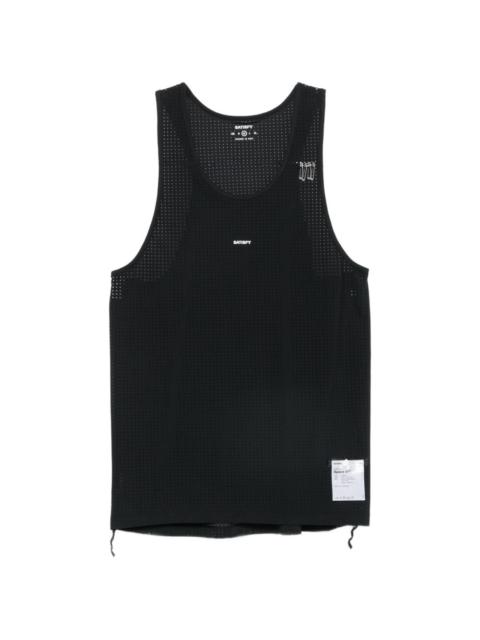 SATISFY logo-print tank top