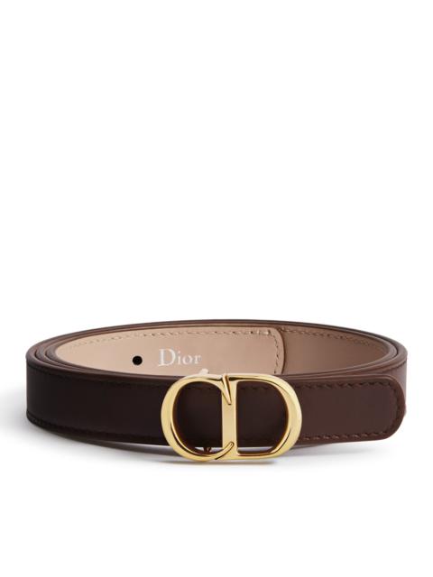 Dior CD ICON REVERSIBLE BELT IN SMOOTH CALFSKIN