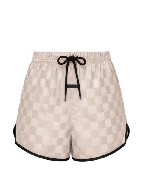 ESSENTIALS Checkered Gym Shorts