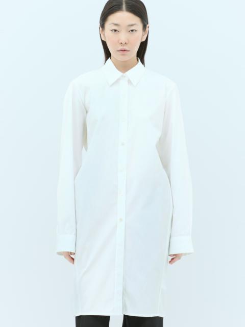 Open-Rear Poplin Shirt