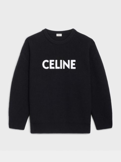 CELINE CELINE OVERSIZED SWEATER IN WOOL