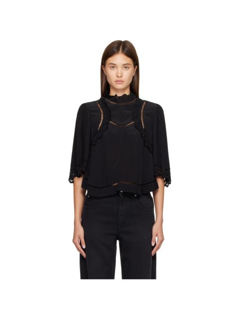 Isabel Marant Black Frany Blouse