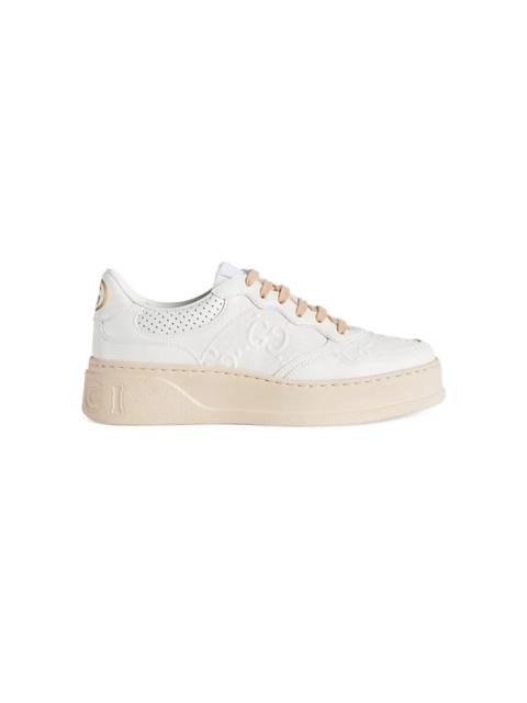 GUCCI GG embossed low-top sneakers