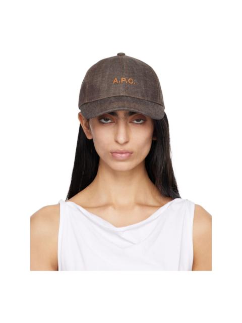 A.P.C. Brown Charlie Baseball Cap