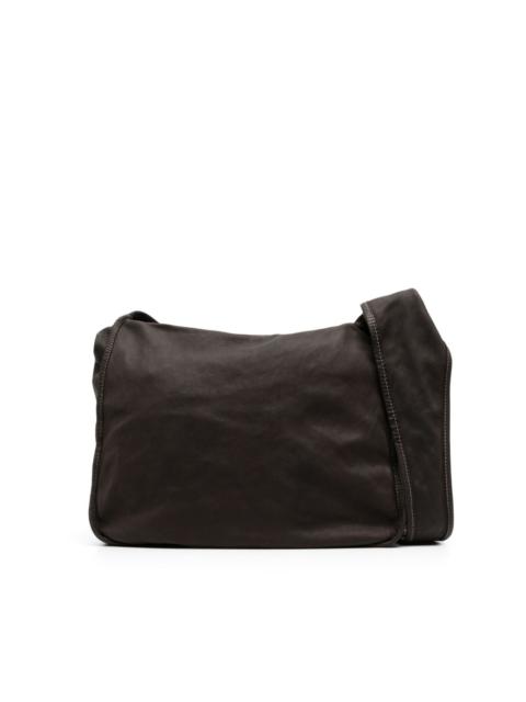 Guidi smooth-grain leather shoulder bag