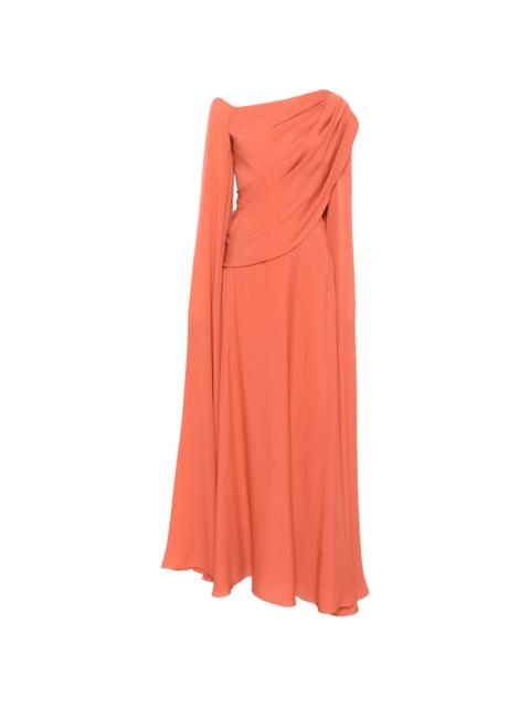 ELIE SAAB Elie Saab Draped Long-sleeve Dress