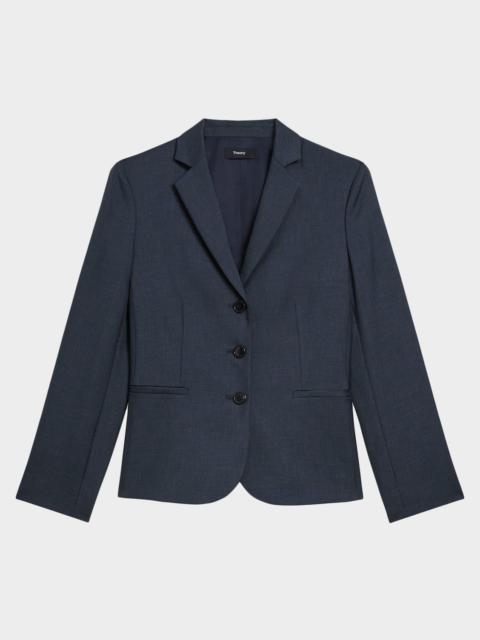 Theory Shrunken Three-Button Jacket
