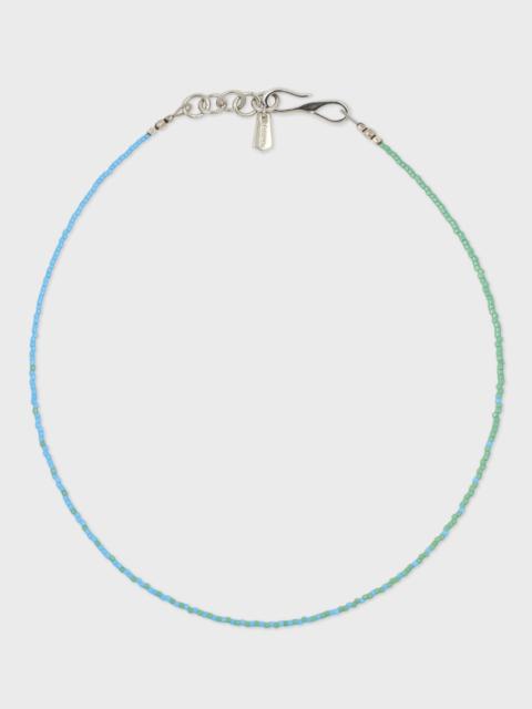 Paul Smith Turquoise and Green Beaded Necklace