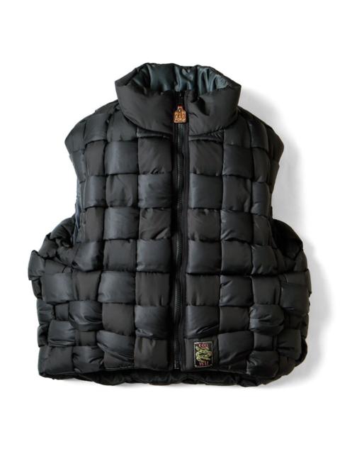 Kapital KAPITAL Rip Stop Nylon KEEL-WEAVING Vest 'Black'