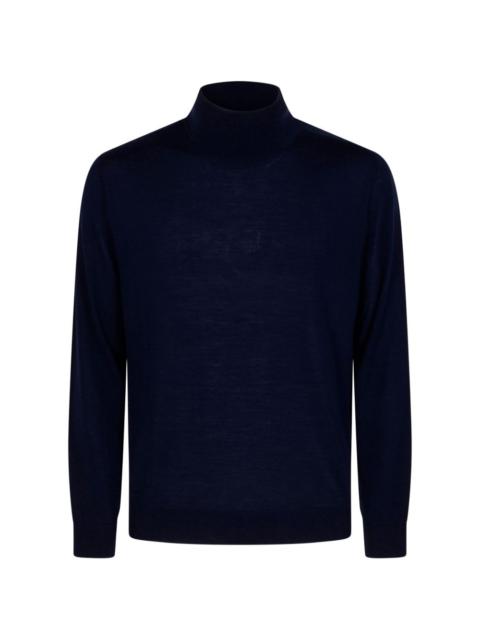 Canali roll-neck long-sleeve sweater