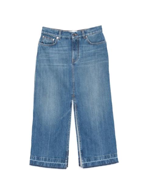 Givenchy denim midi skirt