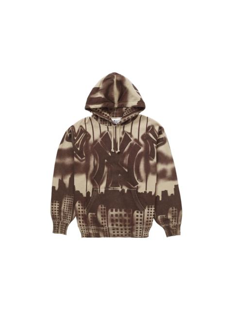 Supreme Supreme x New York Yankees Airbrush Hooded Sweatshirt Clay