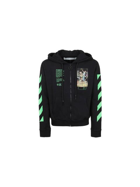 Off-White Off-White Graphic Print Cotton Zipped For Men Black OMBE001R20E300141088
