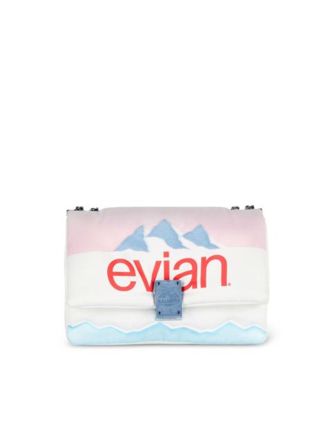 Balmain x Evian leather shoulder bag