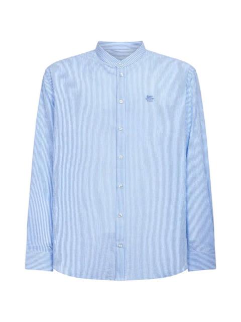 Etro logo-embroidered shirt