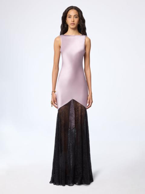 NINA RICCI Mermaid Dress With Lace Inserts