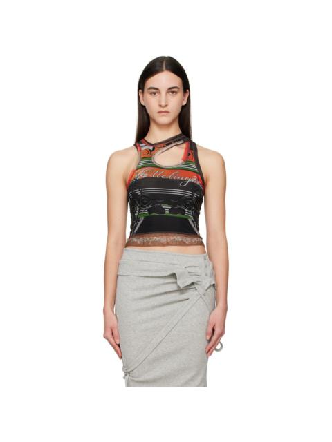 OTTOLINGER Multicolor Mesh Tank Top