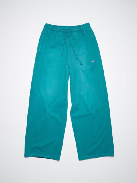 Fleece sweatpants - Sea green