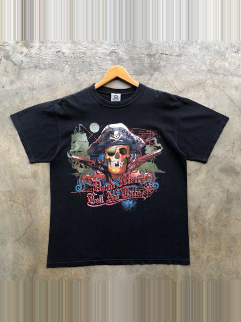 Other brands Vintage 2006 liquid blue pirates of the carribean tshirt