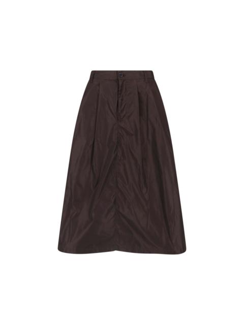 Aspesi MIDI SKIRT IN TECHNICAL FABRIC