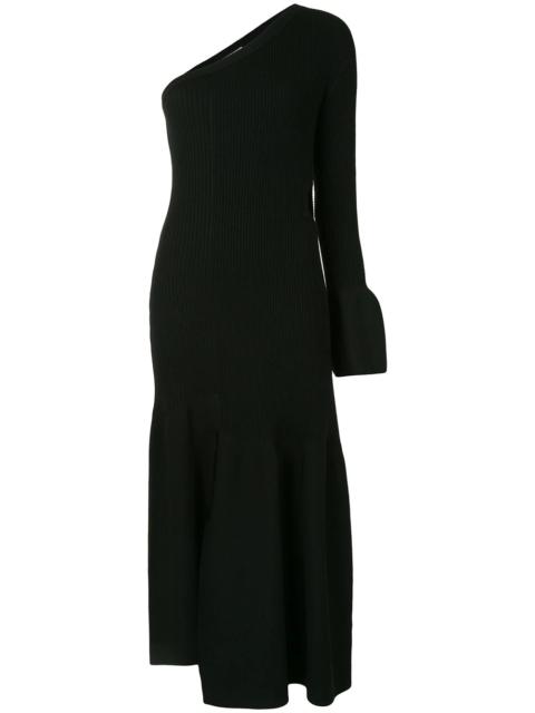 3.1 Phillip Lim one-sleeve ribbed cutout dress