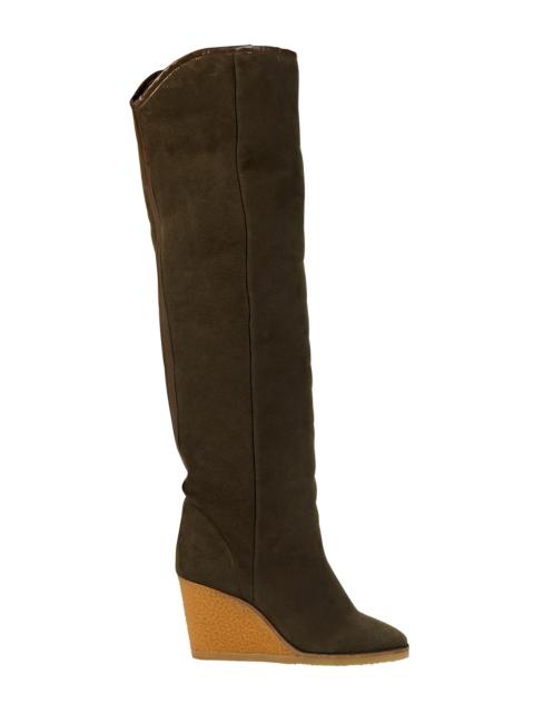 Isabel Marant Tilin Shearling-Lined Suede Knee Boots
