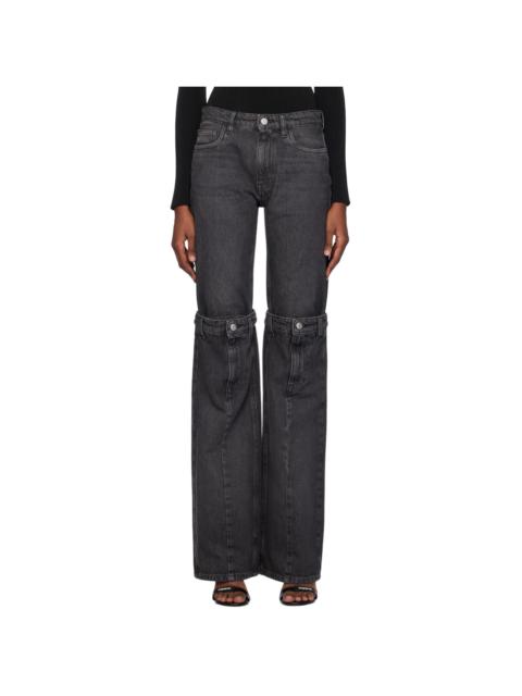 COPERNI Black Open Knee Jeans