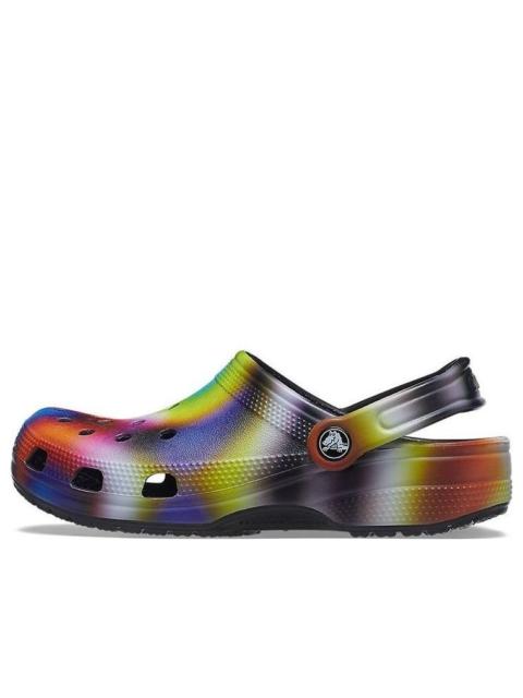 crocs Crocs Colorful Crocs Beach Unisex Multi-Color Black Sandals 207556-0C4