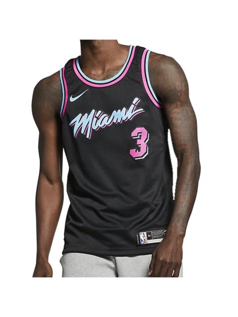 Nike 나이키 NBA (주) 시티 버전 마이애미 Heat Wade No. 3 '블랙' AJ4622-013