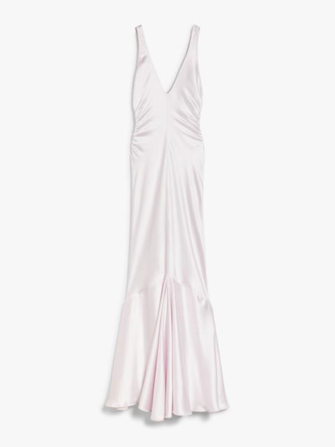 Sportmax KATIA Long satin dress