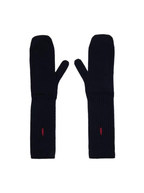 doublet Navy 'Socks Or Gloves?' Gloves