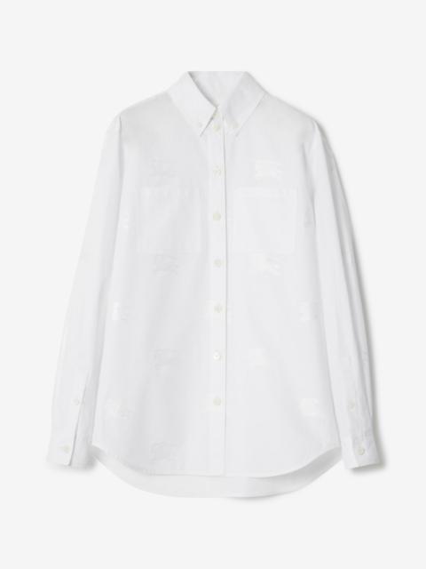 Burberry EKD Cotton Blend Fil Coupé Shirt