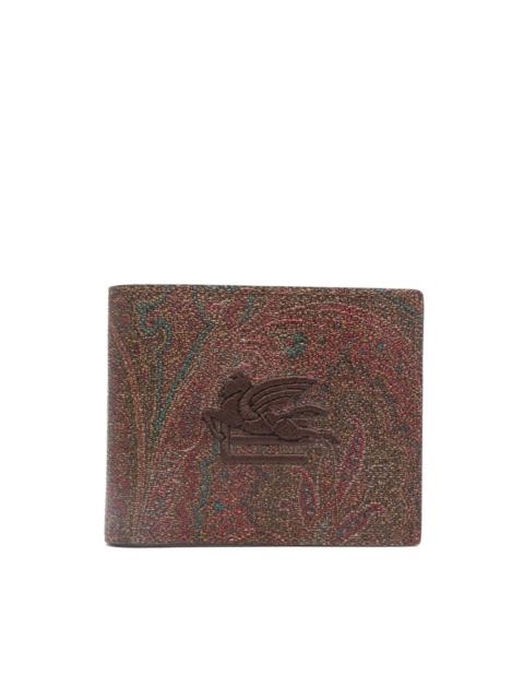 Pagaso-motif printed wallet
